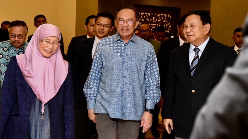 Lawatan ke Malaysia, Prabowo Bertemu Anwar Ibrahim dan Wan Azizah