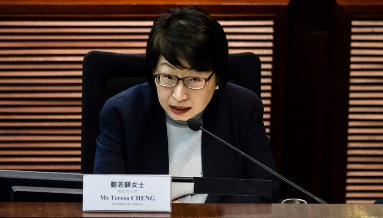 Menteri Kehakiman Hong Kong Diserang Demonstran di Inggris, China Geram