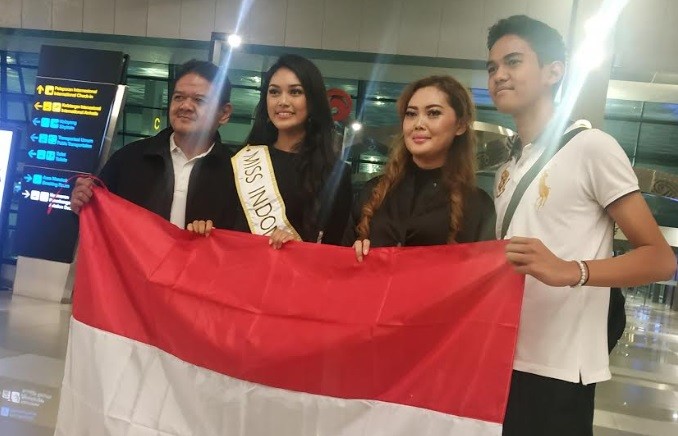 Keluarga Dukung Princess Megonondo di Grand Final Miss World 2019