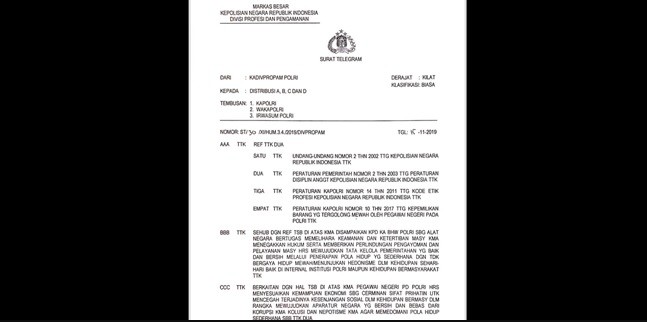 Polisi Dilarang Pamer Gaya Hidup Mewah di Medsos