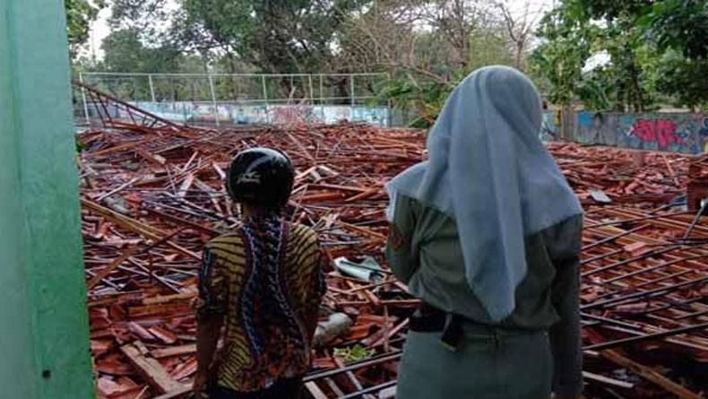 Aula SMK 1 Miri Sragen Ambruk, Ganjar: Semua Biaya Perawatan Korban Ditanggung Pemprov