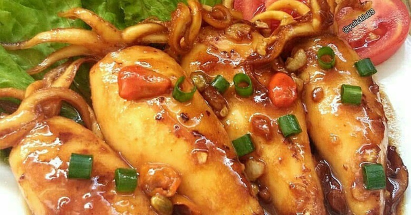 Resep Cumi Saus Asam Jeruk Kunci, Rasanya Lezat dan Empuk