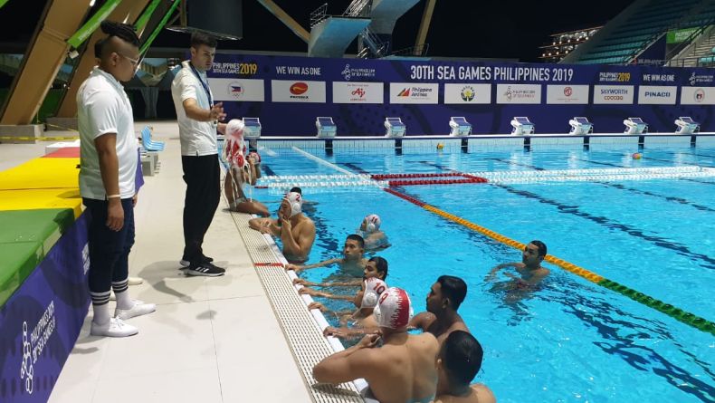 Tiba di Filipina, Timnas Polo Air Putra Indonesia Langsung Gelar Latihan