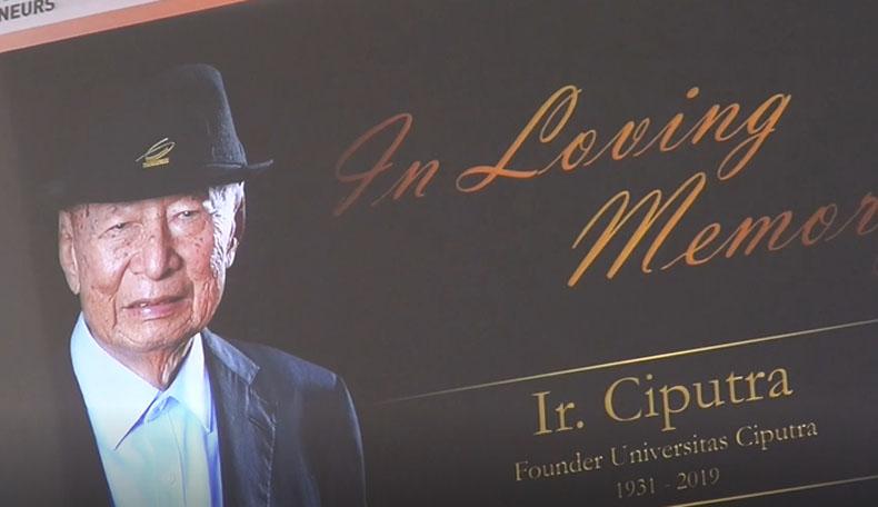 Ir Ciputra Meninggal Dunia, Civitas Akademika Universitas Ciputra Surabaya Berduka