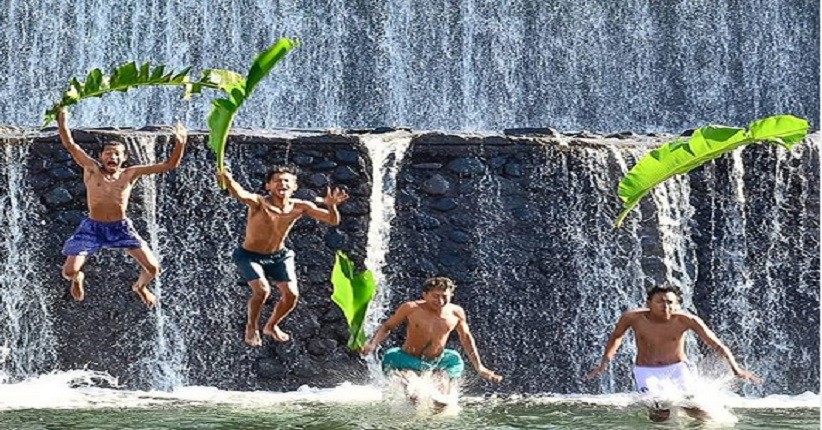 Mengenal Objek Wisata Tukad Unda, Sungai dengan Air Berlapis-lapis di Bali