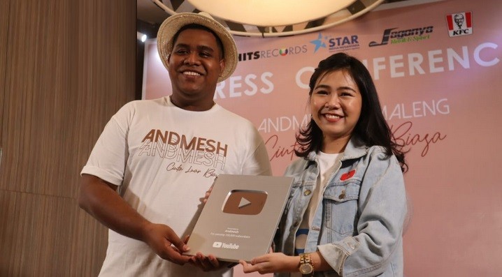 Mendunia, Andmesh Kamaleng Dapat Plakat Silver dari Google