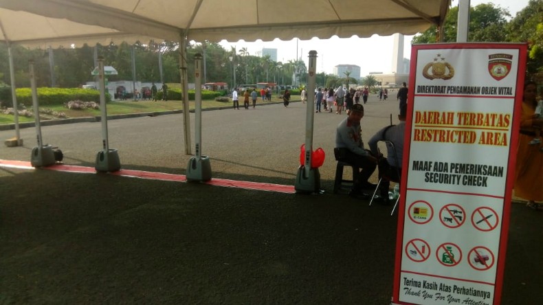 Begini Penampakan Monas Jelang Reuni Akbar 212 Minggu Besok
