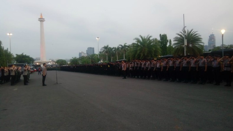 Apel Pengamanan Reuni 212, Wakapolda: Anggota Dilarang Bawa Sajam dan Senpi