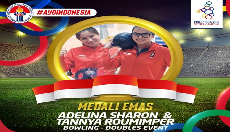 Adelina/Tannya Tambah Koleksi Emas Indonesia dari Cabor Boling