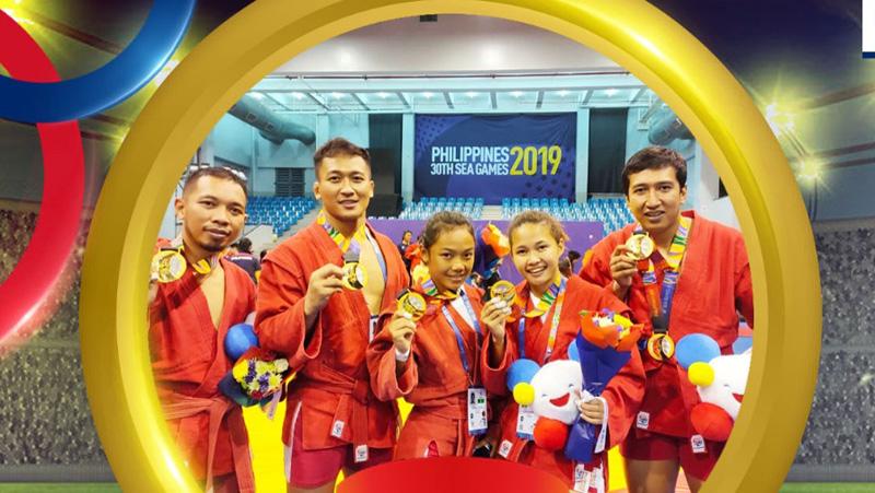 Timnas Sambo Persembahkan Emas Ke-40 Indonesia pada SEA Games 2019 