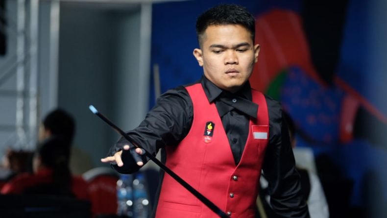 Kalahkan Juara Dunia, Ismail Kadir Pastikan Medali dari Cabor Biliar