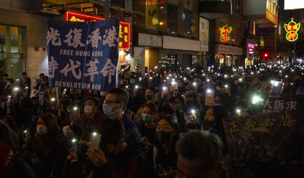 Ratusan Ribu Warga Hong Kong Turun ke Jalan Peringati 6 Bulan Unjuk Rasa Prodemokrasi