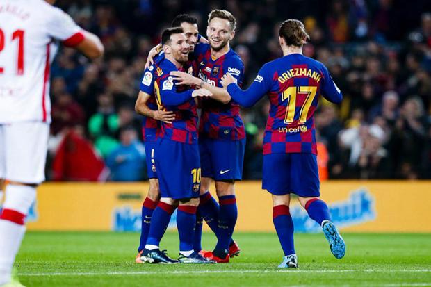 Hasil Barcelona Vs Mallorca: Messi Hattrick, Blaugrana Raih Kemenangan Telak