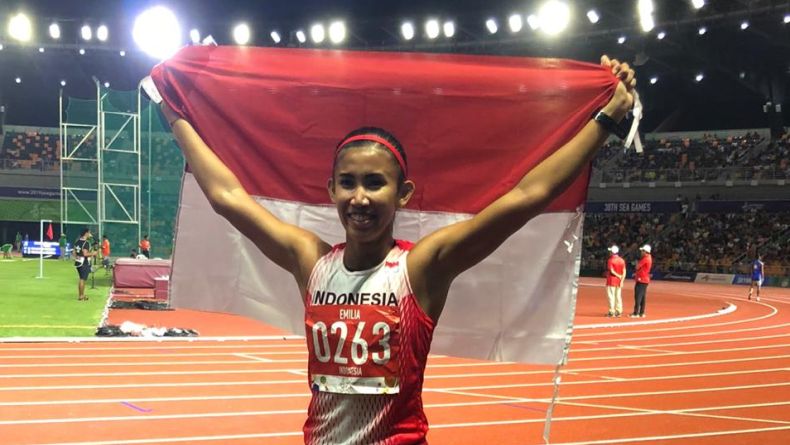 Emilia Nova Berikan Emas ke-70 SEA Games 2019 Indonesia dari Lari Gawang