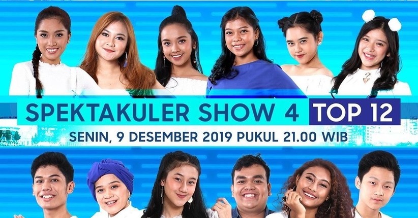 12 Kontestan Siap Tampil Terbaik di Spektakuler Show 4 Indonesian Idol 2019