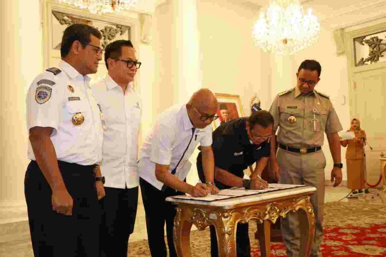 Pemprov DKI dan PT KAI Kerja Sama Bentuk Perusahaan Transportasi Jabodetabek Integrasi