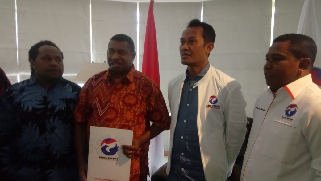 Punya Kesamaan Visi, Partai Perindo Dukung Bupati Petahana Manokwari di Pilkada 2020