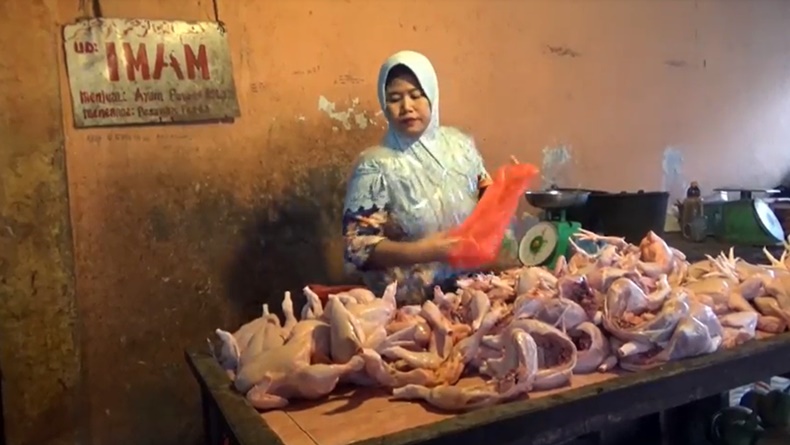 Pedagang Menjerit, Daging Ayam di Lubuklinggau Tak Laku karena Wabah Corona