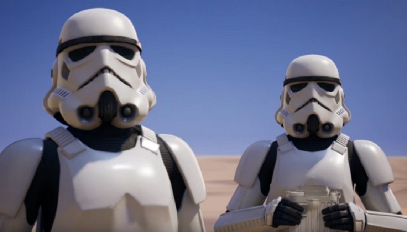 Pemain Fortnite Bisa Kendarai Blaster Shots Star Wars untuk Melintasi Peta