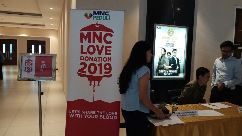 MNC Peduli Gelar Donor Darah ke-8, Terakhir di Tahun Ini