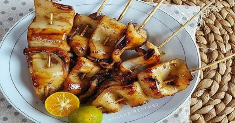 Resep Membuat Sate Cumi Bakar untuk Sajian Malam Tahun Baru