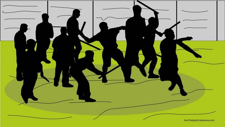 2 Ormas Bentrok di Depan Mapolres Metro Bekasi Kota, Dua Orang Terluka