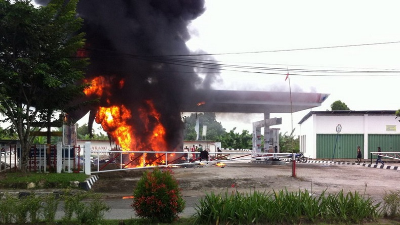 Satpam SPBU di Pos Pengumben Tewas Diduga Terbakar di Ruang Genset