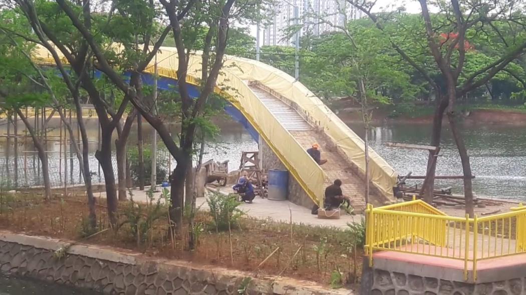 PPK Kemayoran Masih Cari Penyebab Robohnya Jembatan Lengkung