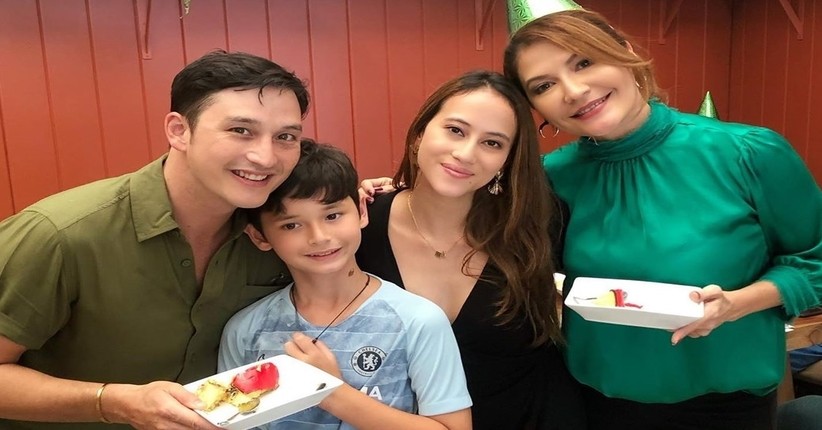 Tamara Bleszynski dan Mike Lewis Kompak Rayakan Ulang Tahun Kenzou