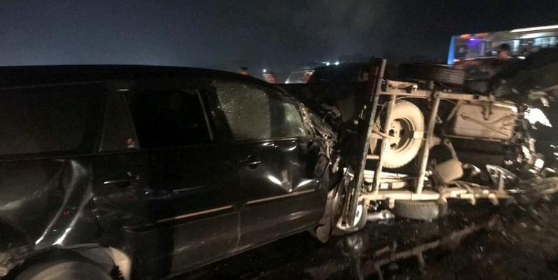 Tabrakan Beruntun di Tol Medan-Tebing Tinggi, 2 Orang Tewas