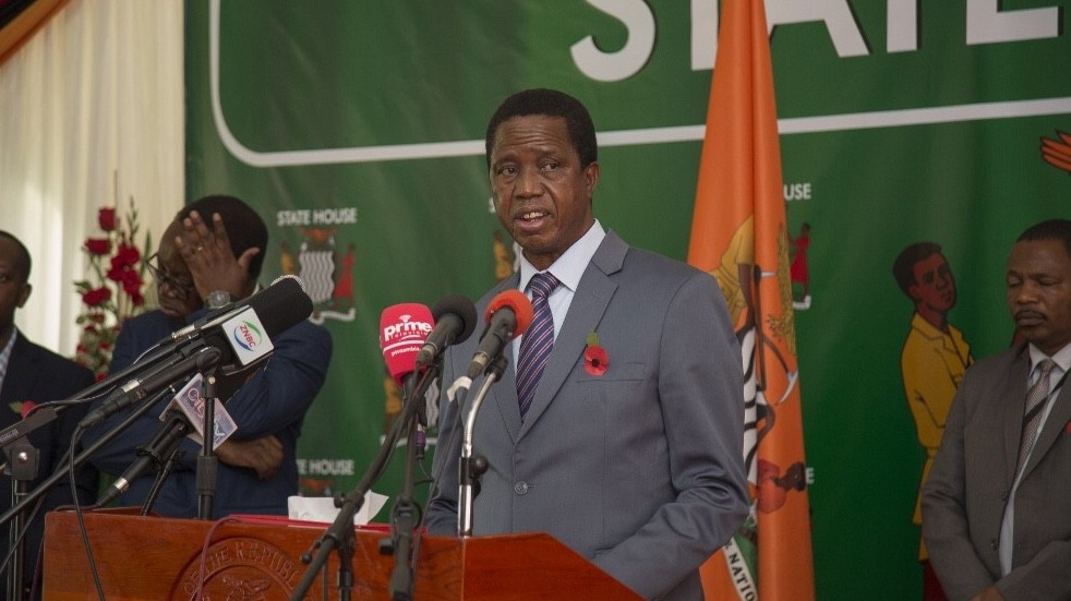 Presiden Zambia Potong Gajinya 20 Persen Terkait Kenaikan Harga BBM dan Listrik