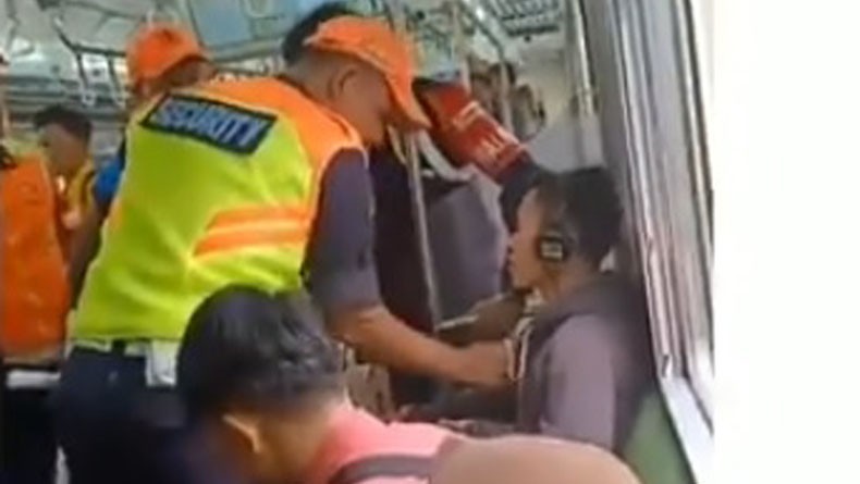 Penumpang Nekat Merokok di KRL Akhirnya Bikin Surat Bermaterai Janji Tak Ulangi Perbuatan