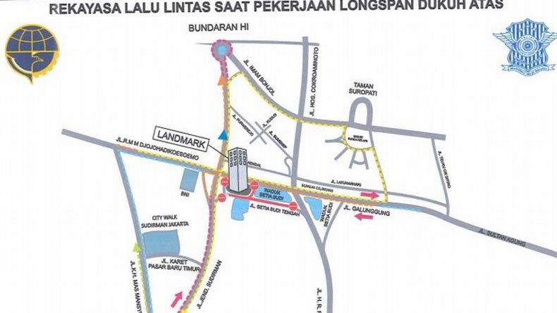 Ada Proyek LRT Cawang-Dukuh Atas, Ini Jalur Rekayasa Lalu Lintas hingga 31 Desember 2019
