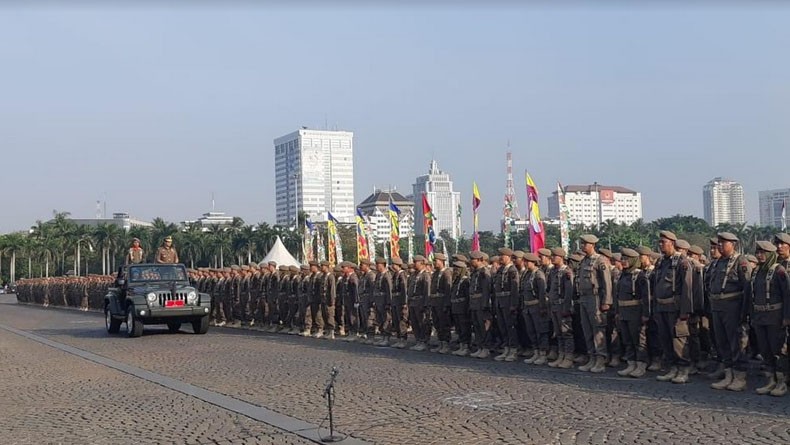 Satpol PP DKI Setor Rp350 Juta Uang Denda Pelanggar PSBB ke Kas Daerah