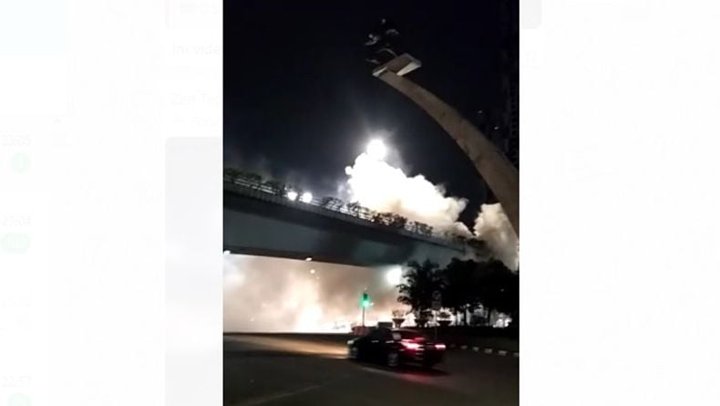 Heboh Kepulan Asap Tebal di Pancoran, Ternyata Ini Penyebabnya