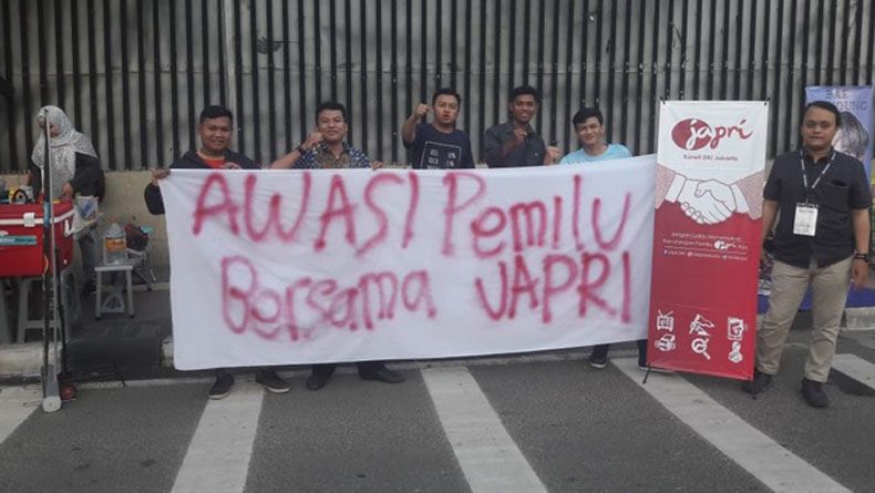 Aksi Simpatik, Japri DKI Ajak Masyarakat Pantau Pemilu 2019