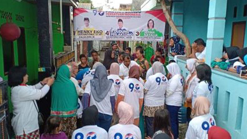 Caleg Perindo Berikan Ilmu Wirausaha kepada Warga Bekasi