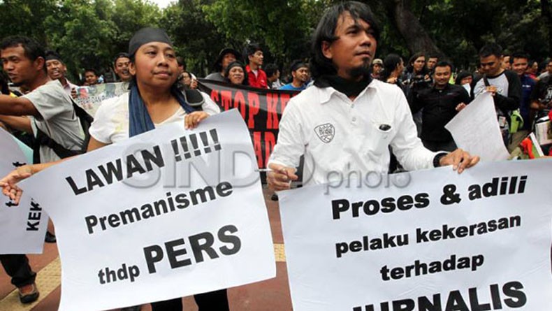 AJI dan LBH Pers: Usut Kekerasan terhadap Jurnalis saat Meliput Aksi 22 Mei