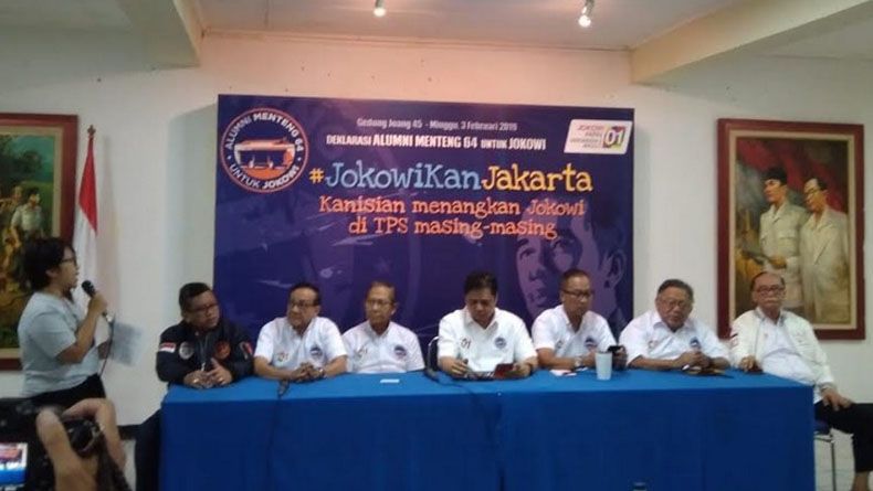 Alumni Menteng 64 Deklarasi Dukung Jokowi