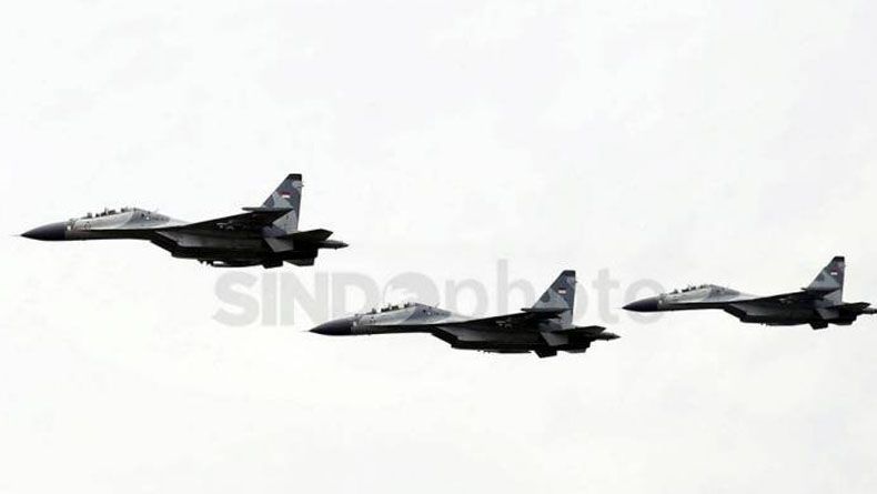 TNI AU Klarifikasi 3 Pesawat Sukhoi Dituding Halangi Pesawat Prabowo