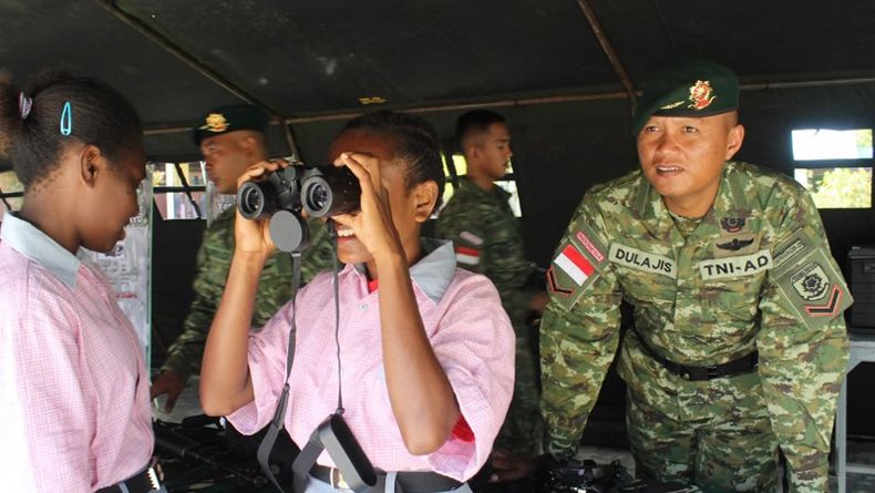 Sarinah, Siswi SMAN 6 Skouw Mabo Papua Ingin Jadi Kowad