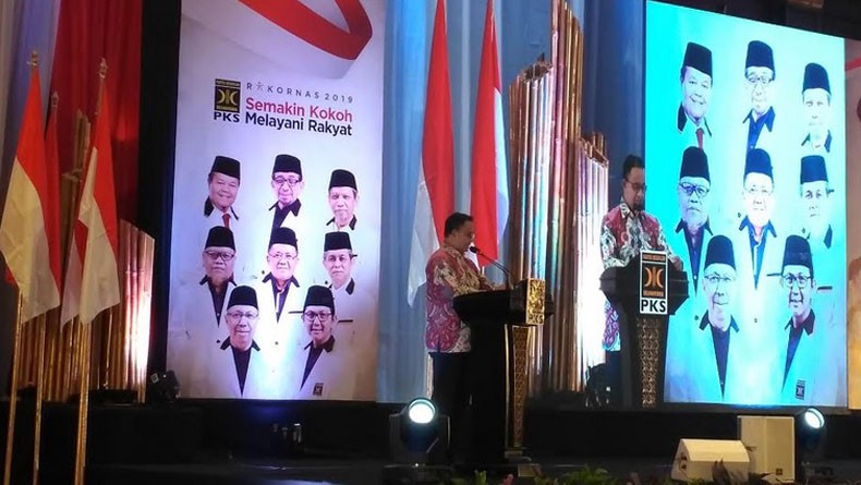 Hadiri Rakornas PKS, Anies Sebut Akhir-Akhir Ini Musim Pelukan Punya Makna
