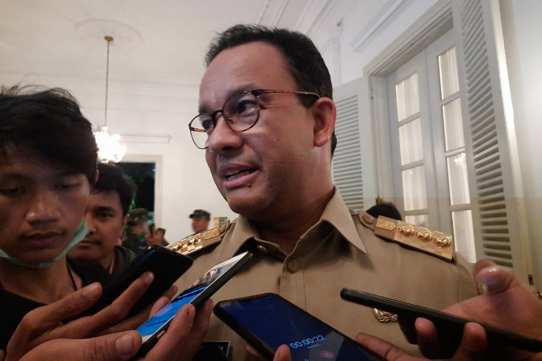 Anies: Banyak Tanggul yang Sudah Mulai Retak dan Rawan Jebol