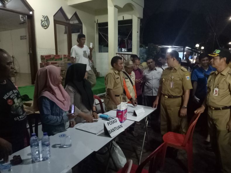Anies Minta Warga Korban Kebakaran Tomang Proaktif Urus Surat