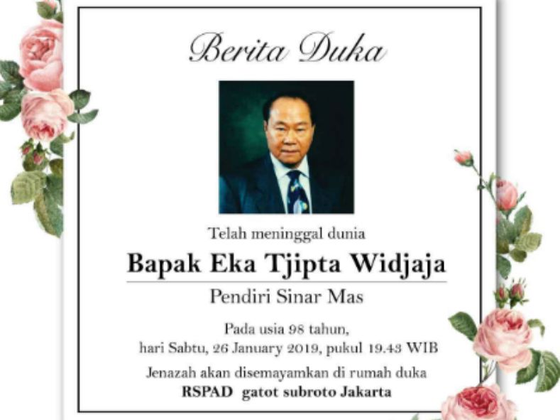 Ini Kesan Saleh Husin terhadap Sosok Eka Tjipta Widjaja