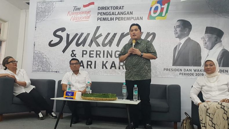 Perempuan Pendukung Jokowi-Ma'ruf Amin Gelar Syukuran