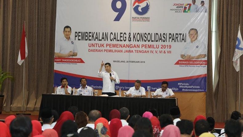 Konsolidasi di Magelang, HT Ajak Anak Muda Berpolitik di Perindo
