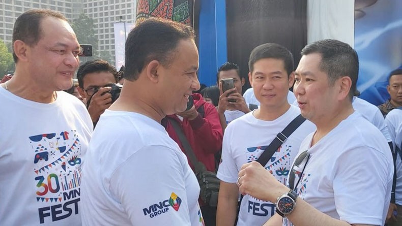 Hadiri MNC Fest 2019, Gubernur DKI Anies Baswedan Disambut Hary Tanoesoedibjo