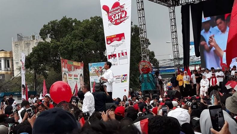 Seruan Jokowi kepada Pendukung: Terus Gaspol Jangan Kasih Kendor