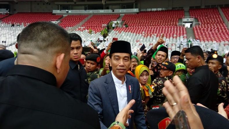 Hadiri HUT Muslimat NU, Pesan Jokowi Wujudkan Islam Moderat